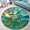 Bike1, variant on Round Rug, Amethyst Soft Washable Carpet, Non-Slip Floor Mat for Living Room Bedroom Home Decor 24 Inch