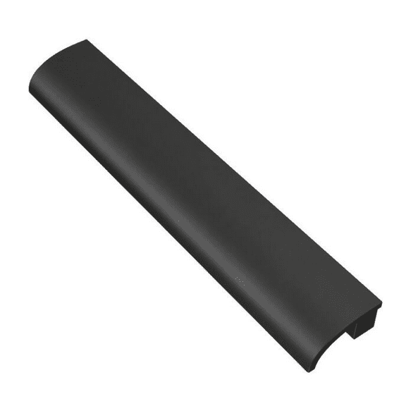 Liberty P4451C-FB Dual Mount 3 & 3 3/4" Rounded Slimline Cabinet Drawer Pull Matte Black