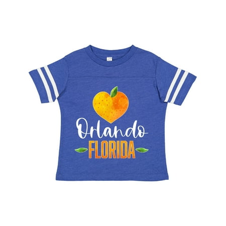 

Inktastic Orlando Florida Orange in Heart Gift Toddler Boy or Toddler Girl T-Shirt