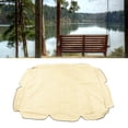thumbnail image 4 of Baldaquin de Balançoire, Imperméable 210D Enduit d'Argent Oxford Couverture Supérieure de Porche Résistante aux Déchirures 4 Sangles de Renforcement pour Patio Rouge, Vert Foncé, Beige, Café, Noir, 4 of 8
