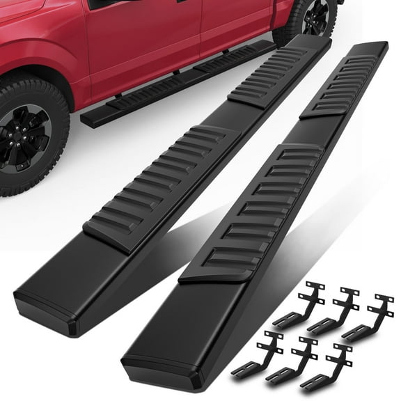 2X 6" Running Boards For 15-23 F150 Super Crew Cab 17-22 F250 F350 Super Duty