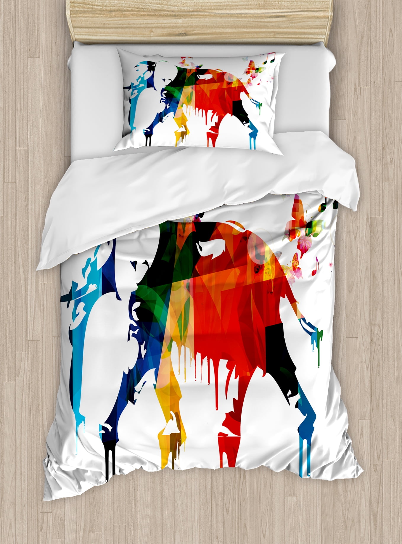 Custom Pillow Sham African Lion Custom Print Bedding Set