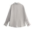thumbnail image 3 of Aloohaidyvio Button Down Shirts for Women,Women's Fall Button Down Shirts Dress Shirts Long Sleeve Wrinkle Free Collared Work Office Blouses Chiffon Tops, 3 of 5