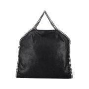 Stella Mccartney Women's Black Falabella 3 Chain Shoulder Bag Black