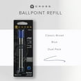 thumbnail image 2 of Cross Ballpoint Pen Refill - Blue - Broad - Dual Pack, 2 of 7