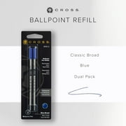 Cross Ballpoint Pen Refill - Blue - Broad - Dual Pack
