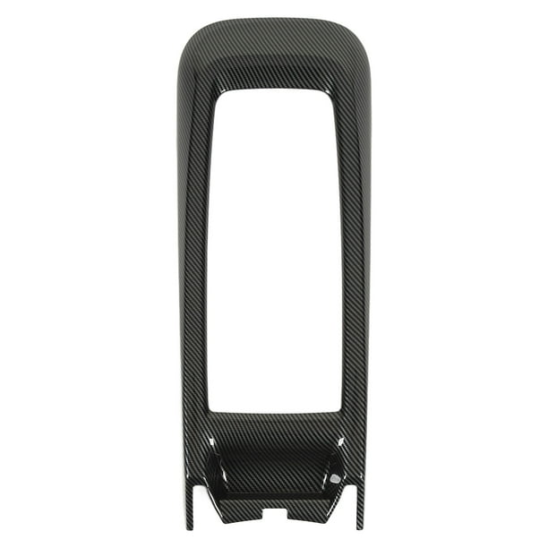 Cup Holder Cover Frame Carbon Fiber Style Center Console Water Cup