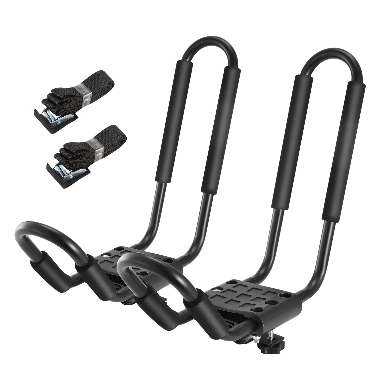 Moclever Kayak Carrier for Roof Rack, Universal Heavy Duty Roof Rack 220LBS Load, Black
