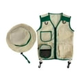 thumbnail image 2 of Chaleco y sombrero de explorador CUTICAT para niños disfraz de actividades al aire libre, 2 of 8