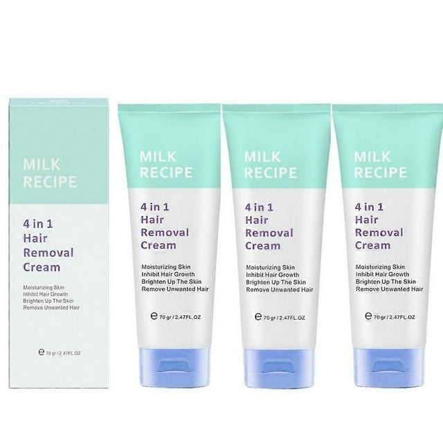 3PCS Glowcode 4 in 1 Hair Removal Cream, Glow Code Hair Removal, for Women & Men