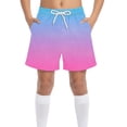 thumbnail image 2 of Bovxnpu Boys Swim Trunks Athletic Beach Shorts Solid Boys Swim Trunks Pockets for Beach Vacation and Surfing Shorts, 2 of 9