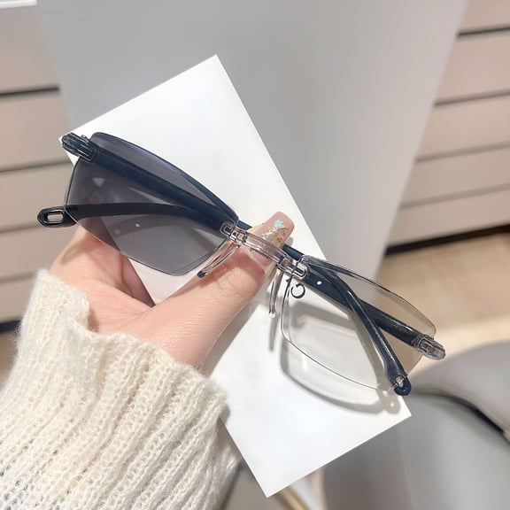 GJX Self Adjusting Eyeglasses,Self Adjusting Glasses,Intelligent Zoom,Anti Blue Light for Men Women Gaming Glasses for Men