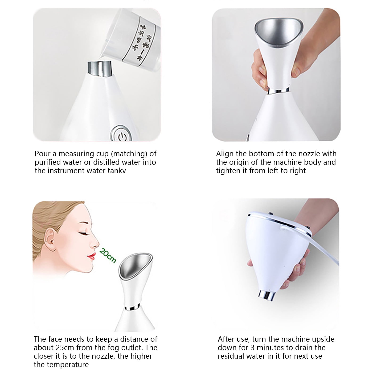 Kiplyki Wholesale Facial Steamer Facial Steamer For Deep Cleansing Facial Home Facial Spa Warm Mist Humidifier Atomizer