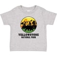 thumbnail image 3 of Inktastic Yellowstone National Park with Bear Mountains and Trees Cricle Boys or Girls Baby T-Shirt, 3 of 5