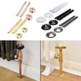 thumbnail image 4 of AFQH 2 pk Pipes Radiator Pipe Covers sleeve 15mm Collars Cut Fit Bathroom Chrome, 4 of 4