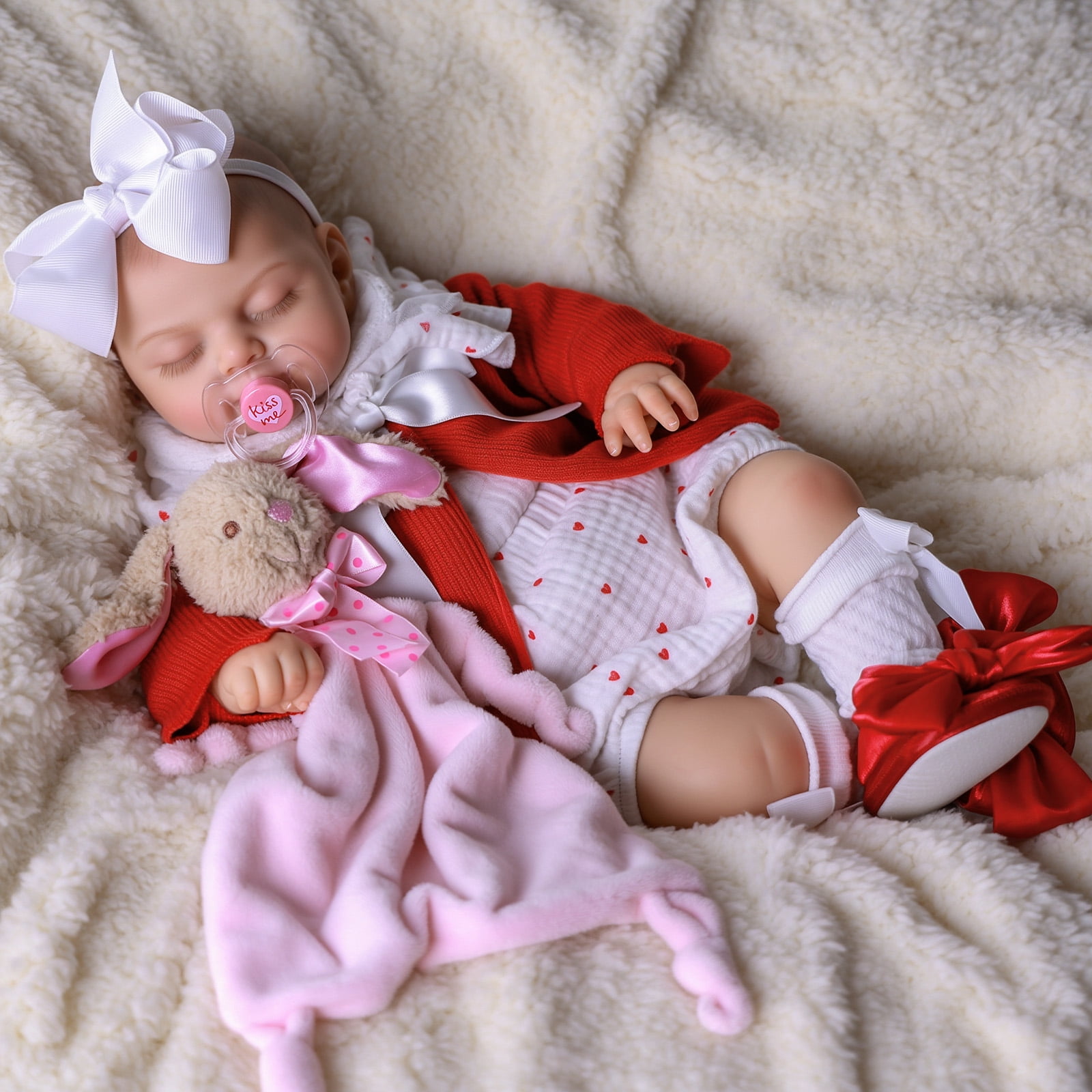 RSG Lifelike Reborn 20 Inch Soft Feeling Realistic- Poseable Handmade Real Life Baby Doll Girl for Kids & Collection