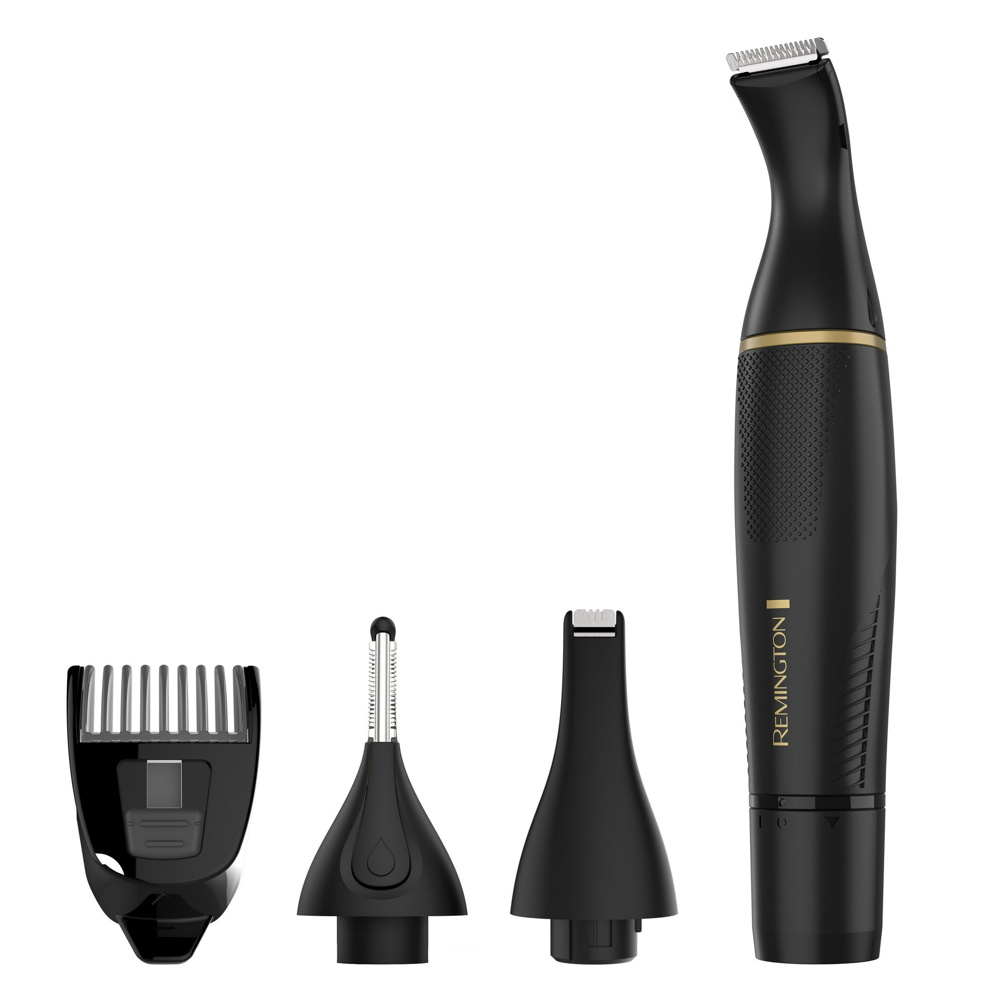 REMINGTON Ultimate Precision Nose, Ear and Facial Hair Trimmer for Men, Battery Operated, Black
