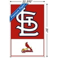 thumbnail image 3 of MLB St. Louis Cardinals - Logo 22 Wall Poster, 22.375" x 34", 3 of 4