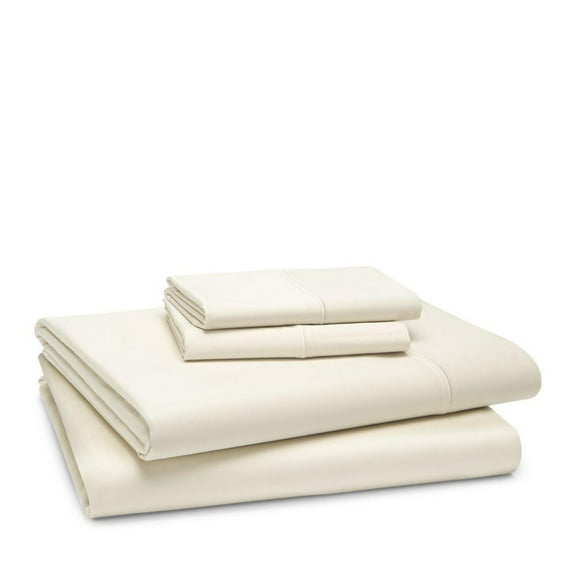 Oake Solid Twin Sheet Set, Natural