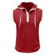 thumbnail image 5 of Camiseta sin mangas para hombre - Con capucha, color liso, entrenamiento de verano en el gimnasio, material que no se arruga con el lavado, tallas reales, tallas S-XXXL, 5 of 7