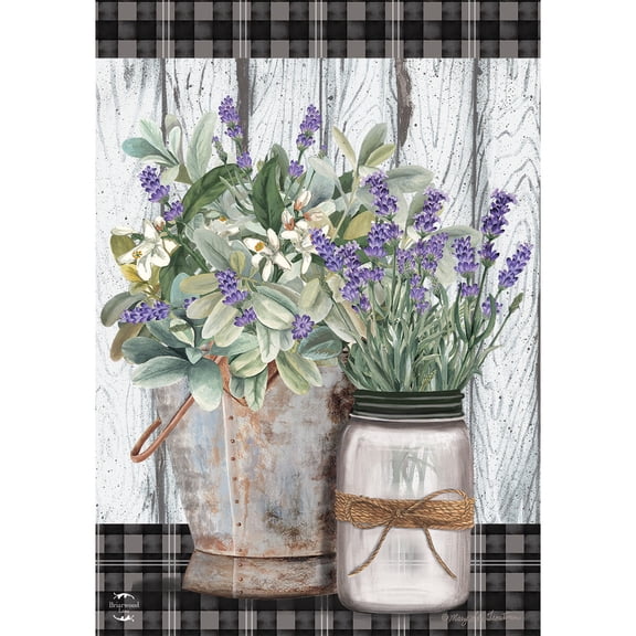 Briarwood Lane Garden Flag 12x18 For Outdoor Farmhouse Flowers Spring For Spring Garden Flag Flags For Outside