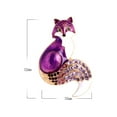 thumbnail image 5 of Jiaroswwei Brooch Pin Fox Shape Exquisite Men Women Cartoon Long Lasting Lapel Brooch Clothes Decor, 5 of 8