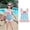 Light Blue, variant on NAISIBABY Girls One-Piece Swimsuit 8T, Quick Dry Cute Bow Ruffle Mesh Kids Summer Beach Princess Bathing Suit Light Blue