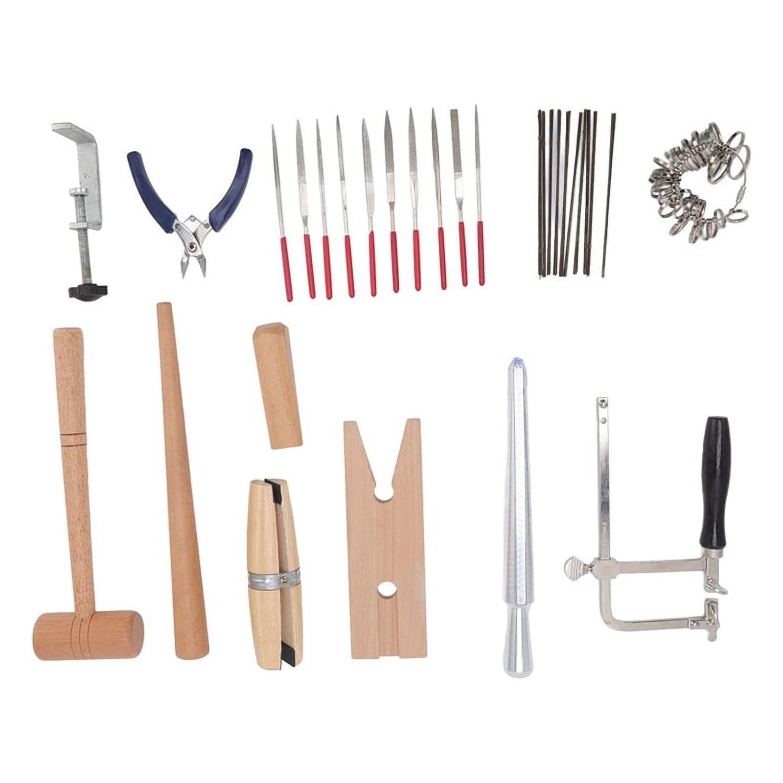 Jewelry Making Tools Set with Saw Frame, Cutters, Files - Complete Jewelers Kit for Crafting Rings, Wire Work & More