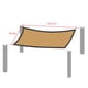 thumbnail image 3 of Vela de sombra solar exterior - Toldo rectangular 95% UV para patio, piscina y jardín - Tela verde HDPE de 200x300cm, 3 of 9