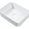 thumbnail image 3 of 19"x15" Rectangle Vessel Bathroom Sink with Faucet Combo | Ideal for Home, Restaurant & Office Use | Premium Ceramic Construction | Stain-Resistant & Easy to Maintain, 3 of 5