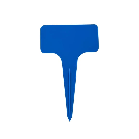 Waterproof Garden Markers 100 Set, Blue Plant Identification Stakes, Indoor Outdoor Gardening Stakes Supports