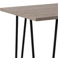 thumbnail image 6 of Bowery Hill Contemporary Oak Console Table in Driftwood and Black, 6 of 8