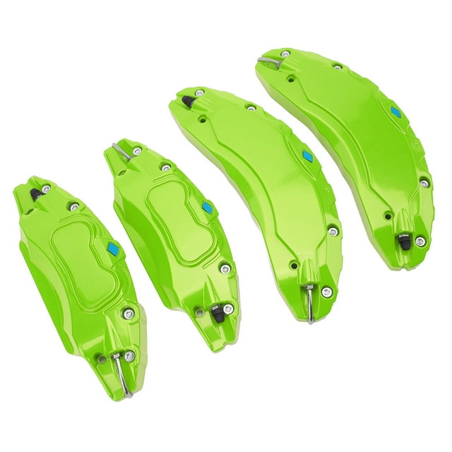 Car Caliper Cover Aluminium Alloy Disc Brake Guard for 18in 19 in Wheels Hub, Heat Dissipation, Fashionable Design, Upgrade Design Protects Tire Caliper, Stable
