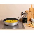 thumbnail image 2 of Flonal PROF PURA Non-Stick Deep Frying Pan with Two Handles 9.7 Qt (9.2 L) Forged Aluminum Double Handle Frypan with Nonstick Coating 14.2" (36 cm) Cooking Pan for Kitchen Skillet, 2 of 7