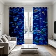 thumbnail image 1 of EGNMCR Trendy Printed Patterns With A Strong Decorative Look Light Blocking Curtains For Dorm Rooms Polyester Curtains, 1 of 6