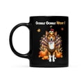 thumbnail image 2 of Happy Thanksgiving Basenji Turkey Costume Pumpkins Autumn Leaves Mug African Barkless Dog Lover Coffee Tea Cup - 130144, 2 of 4
