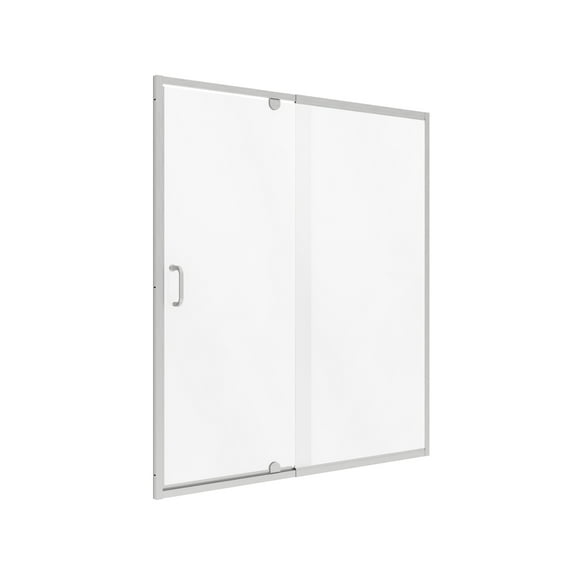 Craft Main Cvdp4269-Cl Cove 69" High X 42" Wide Pivot Semi Frameless Shower Door -