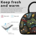 thumbnail image 3 of Play Mode Lunch Bag – Digital Gamer Style Insulated Tote with Controller and Classic Console Pattern, Leakproof & Gift-Worthy, 3 of 4