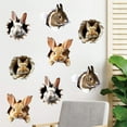 thumbnail image 6 of Easter Bunny 3D Wall Decal, 12*10Cm 3D Corner Line Sticker, Self-Adhesive Rabbit Wall Art Decoration For Teens And Spaces, Easter Themed Home Decor, Office, Bedroom &, 6 of 6