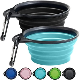 Snack 'n' Slurp Collapsible Bowl, Collapsible Dog Bowl - Tito's Closet