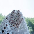 thumbnail image 3 of Nappe Ronde en Dentelle Crochetée Faite à la Main Fleurs Blanches Nappe Napperon Napperons Napperon Chemin de Table pour Meubles Mariages 80cm Idéal, 3 of 7