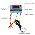 thumbnail image 4 of Ounissouiy Controlador de temperatura LED Digital XH-W3001 incubadora interruptor de calefacción de refrigeración termostato Sensor NTC 10A 12V 24V 220VAC Conjuntos de muebles de dormitorio No. 4 Ounissouiy HA025511-04, 4 of 6