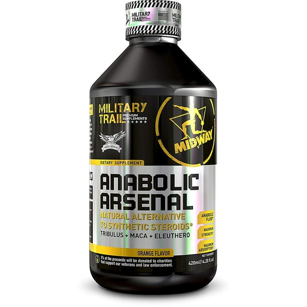Midway Labs USA Military Trail Anabolic Arsenal, Orange, 14.2 Fluid Ounce - Walmart.com