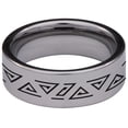 thumbnail image 4 of Eagle Wings Tungsten Carbide Ring, 4 of 6