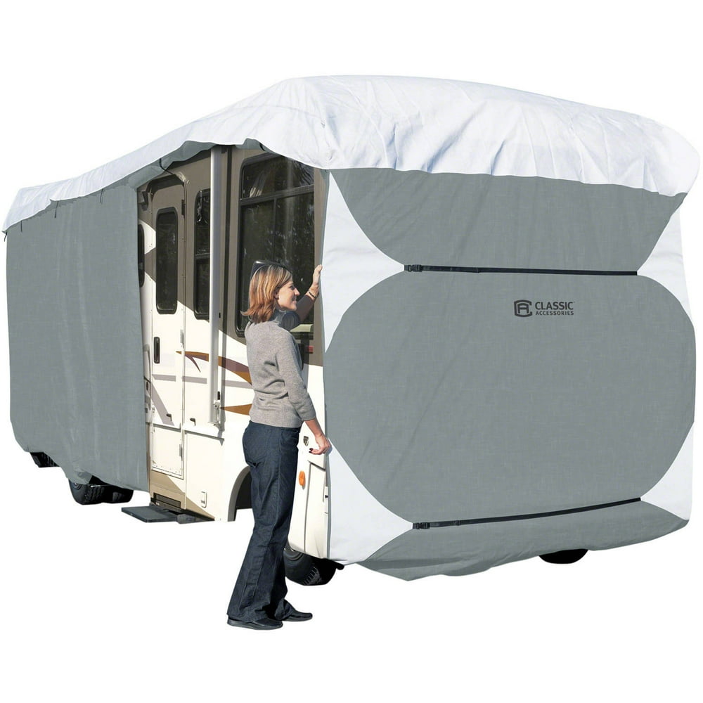 Classic Accessories OverDrive PolyPRO 3 Deluxe Class A RV Cover, Fits 24' 28' RVs Max