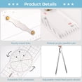thumbnail image 6 of 3 Pcs Transparent Basic Navigation Set, Including Nautical Protractor, Marine Navigation Parallel Ruler, Navigation Divider with Fixed Points, Marine Accessories with Clear Scales for Boat, 6 of 6