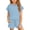 Blue, variant on ITSAME Girls Outfits 2-Piece Crewneck T-Shirt&Shorts with Pockets Summer Casual Loungewear Set Khaki Size 11