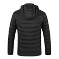 thumbnail image 5 of DODADAWANJ Heat Jacket for Men Smart Temp Control Electric Heated Jackets Stand Collar Quilted Coat 11 Heating Zones Fashion Winter Travel Coats (Not Included Battery) M, 5 of 7