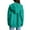 Mint Green, variant on Women's Solid Color Zip Up Hoodie, Lightweight Fleece Lined Long Sleeve Casual Jacket, Oversized Fall Winter Sweatshirt for Daily Streetwear and Lounge Dark Purple L