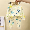 thumbnail image 2 of TTUHYWXI 2Pcs Toddler Baby Girl Clothes Girls Outfits Prints Top + Flared Pants Fall Winter Girl Clothing Set, 2 of 5
